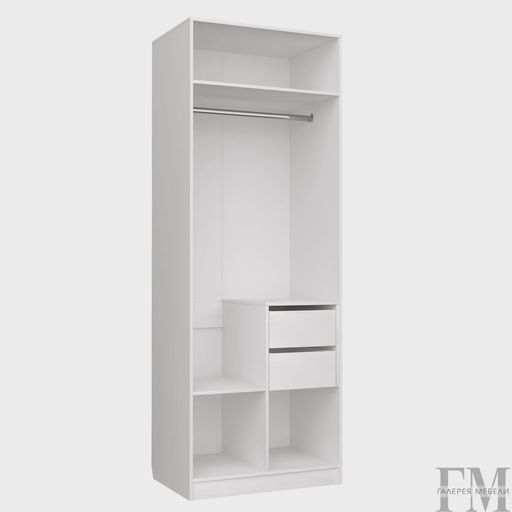 Двухстворчатый шкаф «Чарли 22», белый